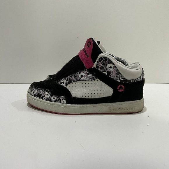 Airwalk Mens Black White Comfort Low Top Slip On Skateboarding Shoes Size 9.5 - Picture 4 of 8